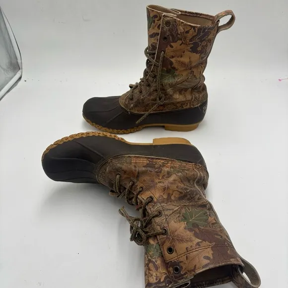 L.L. Bean Men’s 7 Wide Camouflage Hunting Duck Boots