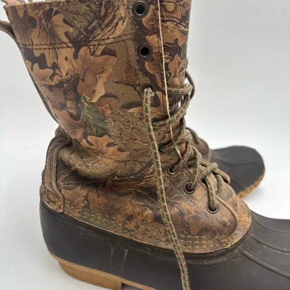 L.L. Bean Men’s 7 Wide Camouflage Hunting Duck Boots
