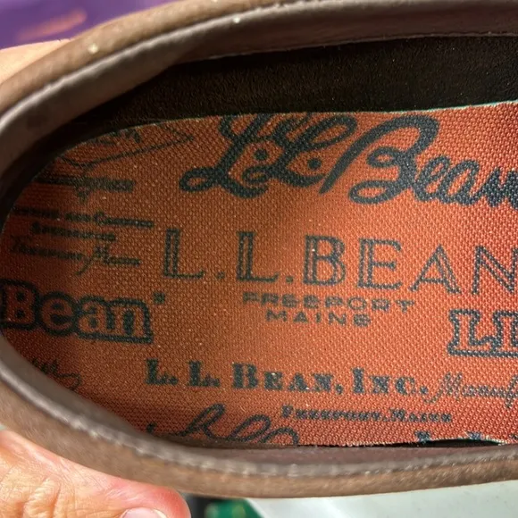 L.L. Bean Men’s Kennebec Leather Slip-on Shoes
