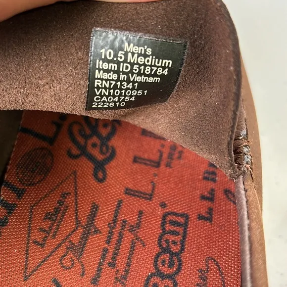 L.L. Bean Men’s Kennebec Leather Slip-on Shoes