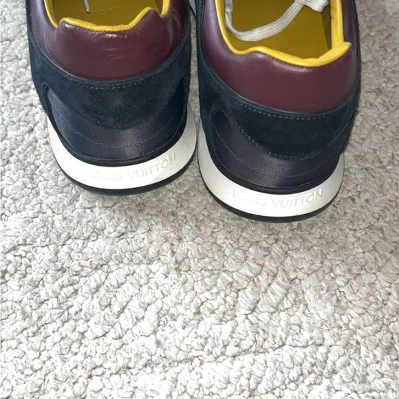 Louis Vuitton Men's Black and Brown Sneakers