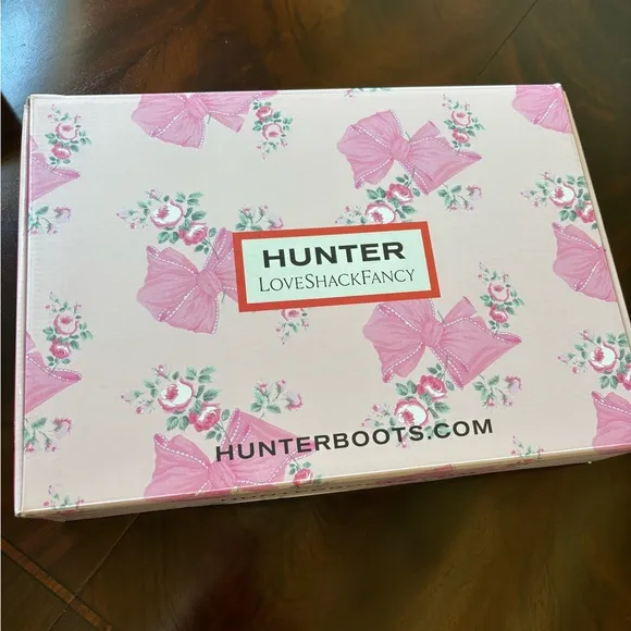 LoveShackFancy Hunter Rosa Beaux Boots brand new