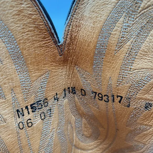 Lucchese Brown Corbin Cowboy Western Boots Men’s 11.5 D  USA Made N1556