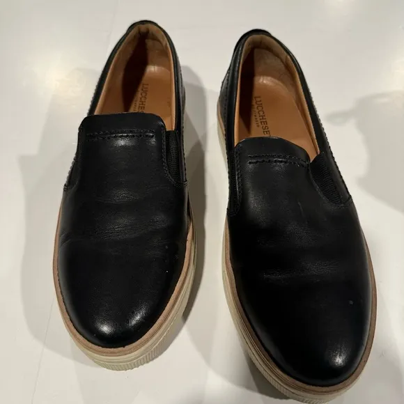 Lucchese Leather After Ride Women’s Slip On Shoes Size 10