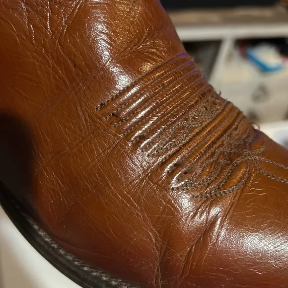 Lucchese men’s boots size 9 1/2 2E Cognac colorWestern, cowboy, rodeo
