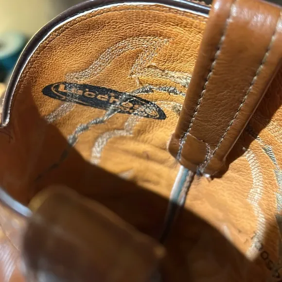 Lucchese men’s boots size 9 1/2 2E Cognac colorWestern, cowboy, rodeo