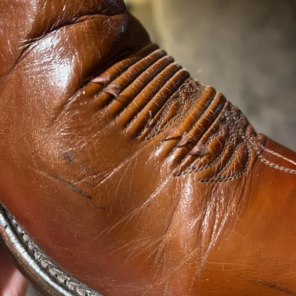 Lucchese men’s boots size 9 1/2 2E Cognac colorWestern, cowboy, rodeo