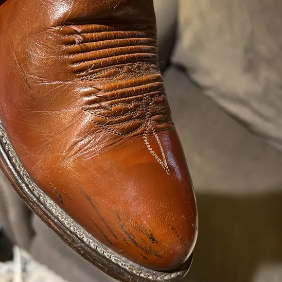 Lucchese men’s boots size 9 1/2 2E Cognac colorWestern, cowboy, rodeo