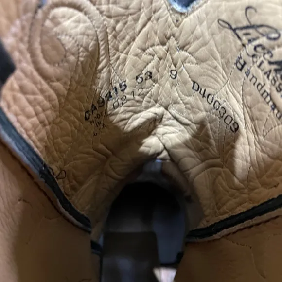 Lucchese Men’s Ostrich Boots Men’s 9
