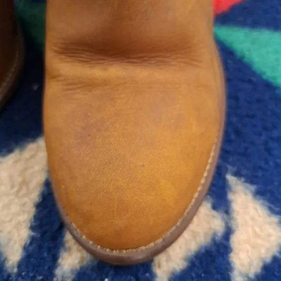 Madewell Lonny Boots Leather Size 9.5 Women Brown a0550