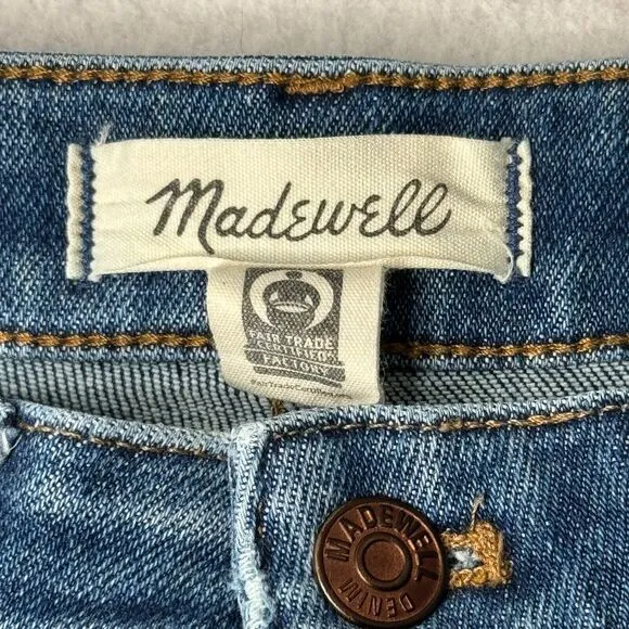 Madewell The Curvy Perfect Vintage Jean Womens Size 27 Denim Straight High-Rise