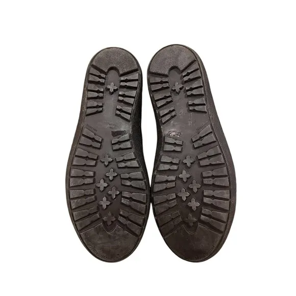 Magnanni Saks Fifth Avenue Mens Sz 8 Croc Embossed Leather Lace Up Casual Shoes