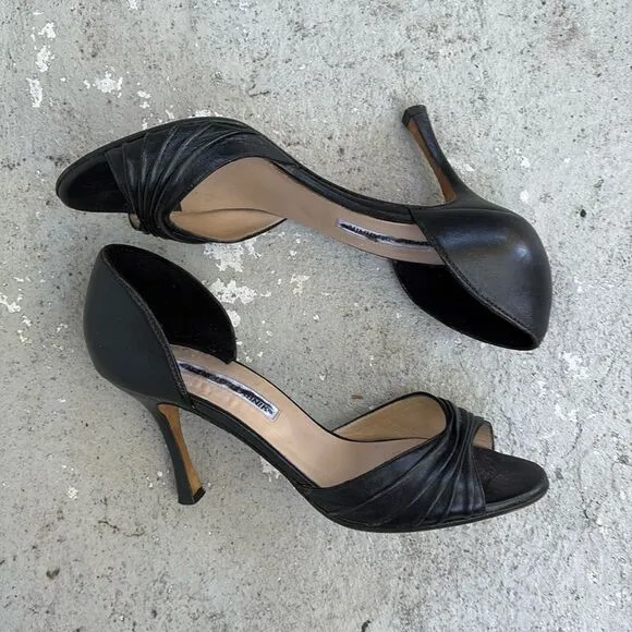 Manolo Blahnik peeptoe
