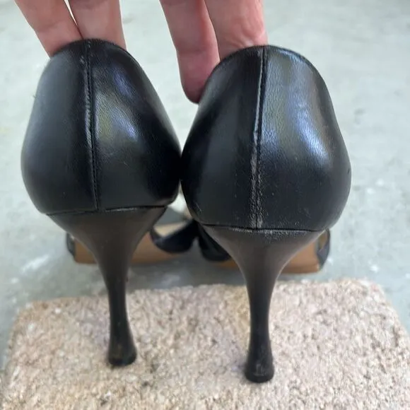 Manolo Blahnik peeptoe