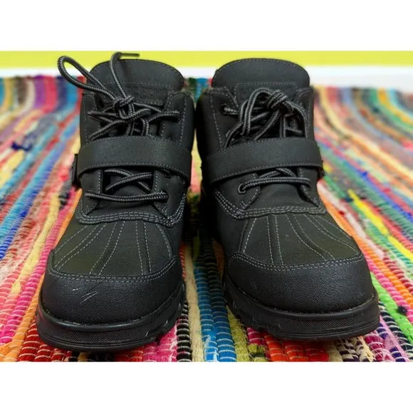 Marc Ecko Grierson Silvretta Mens 9 Black Leather Water Resistant Winter Boots