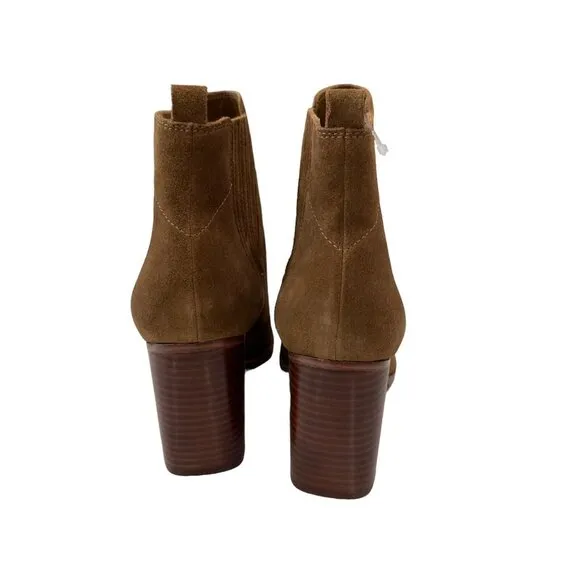Marc Fisher Women Matter Suede Leather Pointed Toe Ankle Boots SZ 8.5M-Pull On