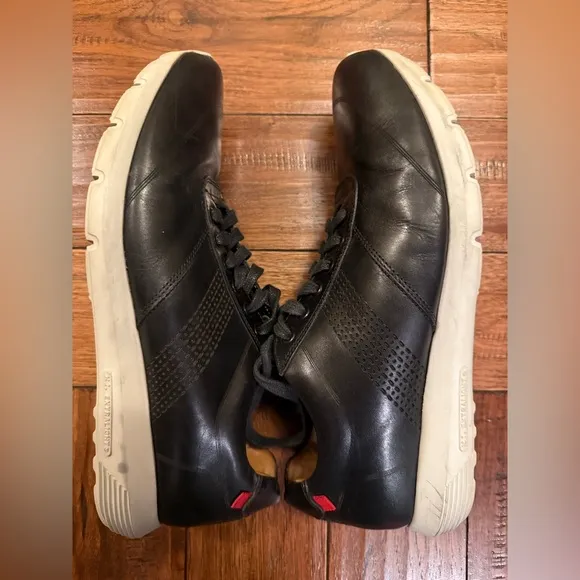 Marc Joseph New York‎ Chelsea EXL011 Black Men 9.5 Leather Sneakers Shoes Brazil