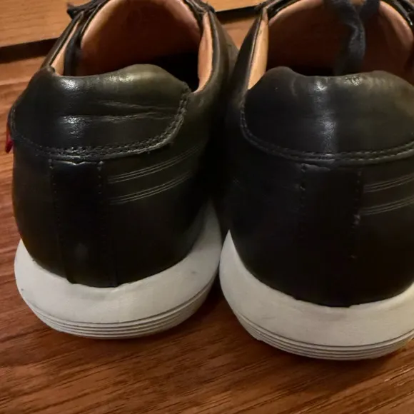 Marc Joseph New York‎ Chelsea EXL011 Black Men 9.5 Leather Sneakers Shoes Brazil
