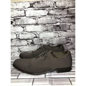 Mark Nason Dress Knit Oxford Gray Taupe Comfort Casual Walk Shoes Men Sz 12M US