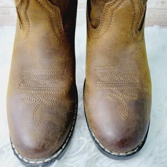 Masterson Boot Company Western Style Cowboy Boots Kids Size 2.5; Women’s 4.5