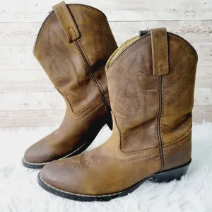 Masterson Boot Company Western Style Cowboy Boots Kids Size 2.5; Women’s 4.5