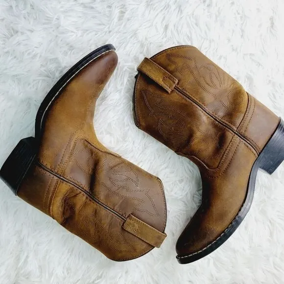 Masterson Boot Company Western Style Cowboy Boots Kids Size 2.5; Women’s 4.5