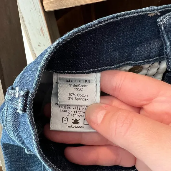 McGuire denim women’s Newton skinny jeans size 26