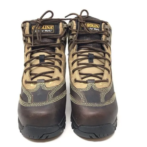 Men Carolina CA7582 Size 5 D Polymer Toe Waterproof Hike Work Boot Shoes NWOB