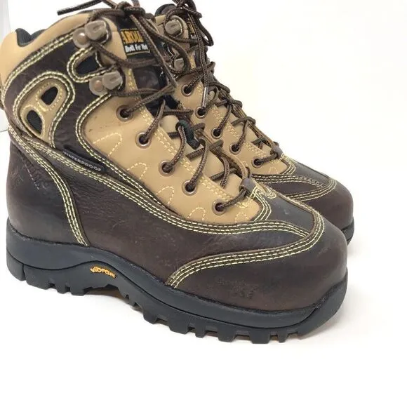 Men Carolina CA7582 Size 5 D Polymer Toe Waterproof Hike Work Boot Shoes NWOB