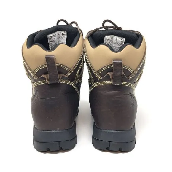 Men Carolina CA7582 Size 5 D Polymer Toe Waterproof Hike Work Boot Shoes NWOB