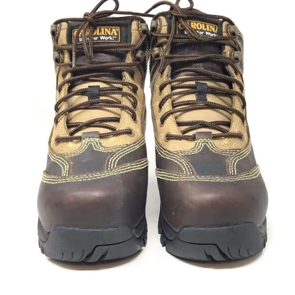 Men Carolina CA7582 Size 5 D Polymer Toe Waterproof Hike Work Boot Shoes NWOB