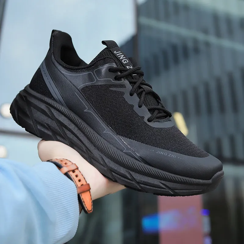Men Outdoor Breathable Lace-up Running Sports Sneakers