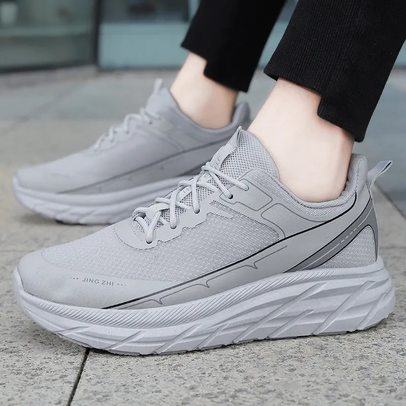 Men Outdoor Breathable Lace-up Running Sports Sneakers