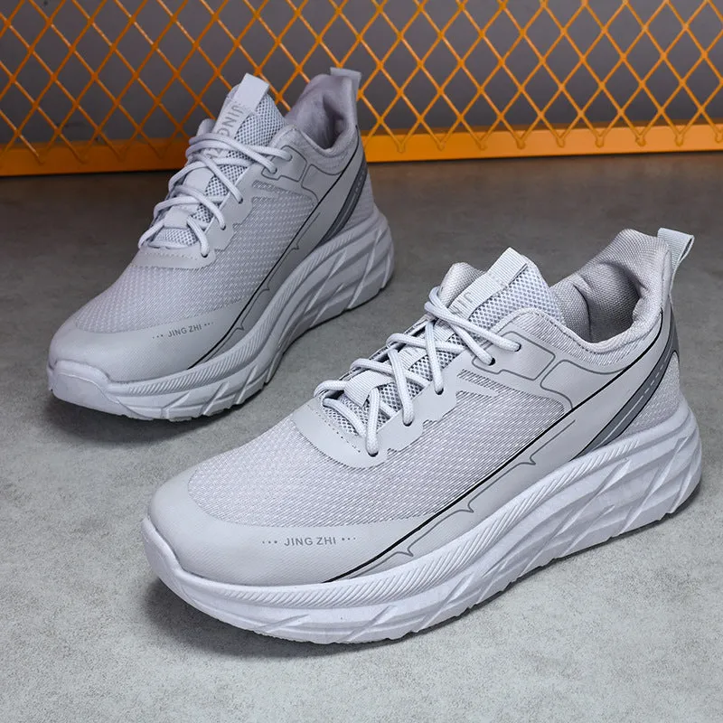 Men Outdoor Breathable Lace-up Running Sports Sneakers