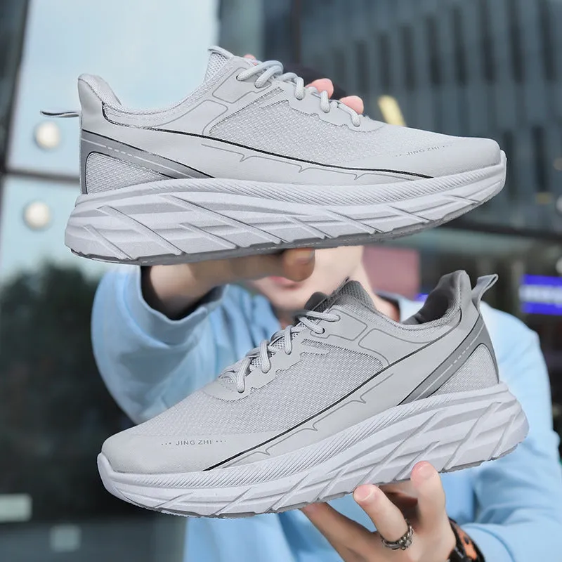 Men Outdoor Breathable Lace-up Running Sports Sneakers