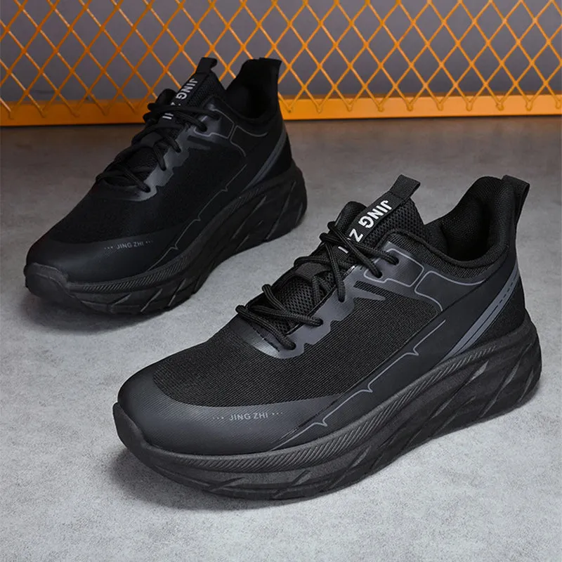 Men Outdoor Breathable Lace-up Running Sports Sneakers