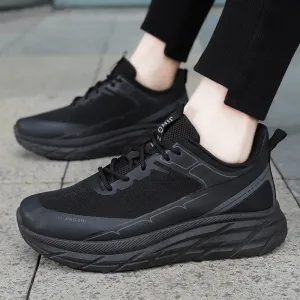 Men Outdoor Breathable Lace-up Running Sports Sneakers