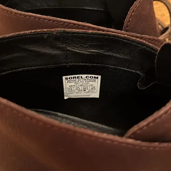 Men Sorel Leather Boots 11.5