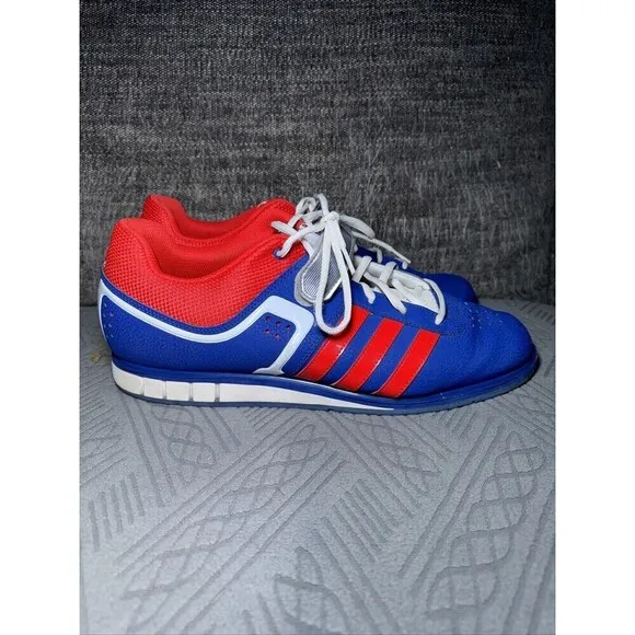 Men’s 13 Adidas Powerlift 2.0 Red White Blue USA Weightlifting Shoes G96435
