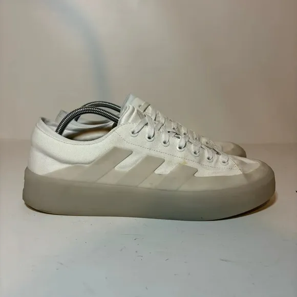 MEN'S ADIDAS ZNSORED Crystal White / Cloud White HP5988 Shoes Size 12.5 Sneakers