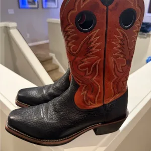 Men’s Ariat western cowboy boots great shape