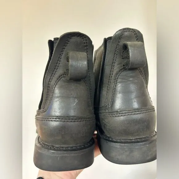 Men’s Black Leather Harley Davidson Boots
