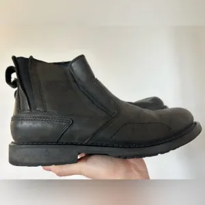 Men’s Black Leather Harley Davidson Boots