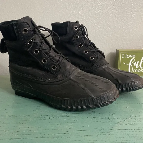 Men’s black Sorel boots SZ 11