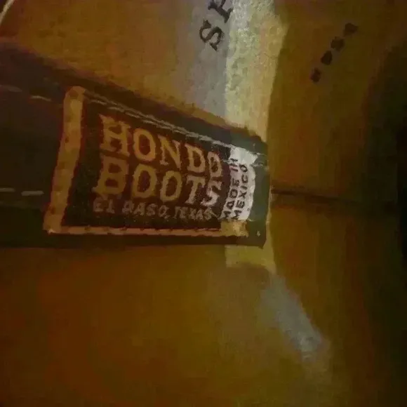 Men’s Brown HONDO Boots Size 9.5 D