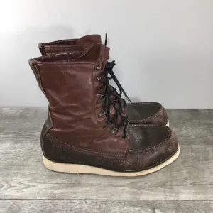 Men’s  Cabela’s Work Hunting Soft Moc Toe Boots Leather Gore-Tex Size 8 USA Made