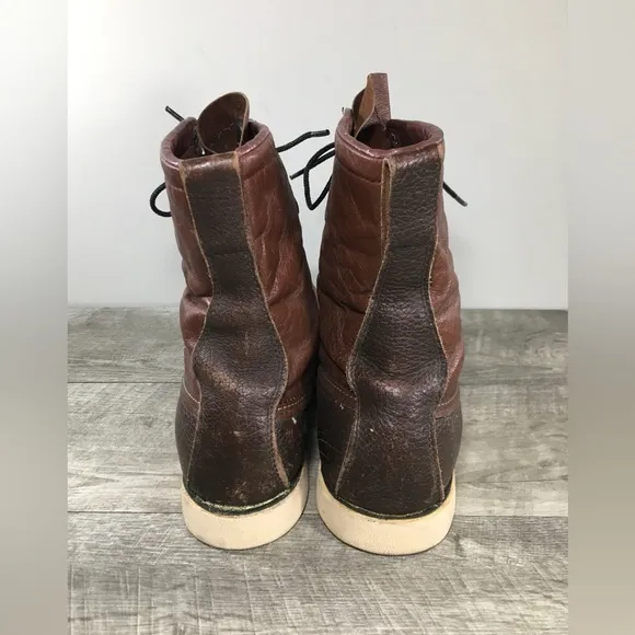 Men’s  Cabela’s Work Hunting Soft Moc Toe Boots Leather Gore-Tex Size 8 USA Made