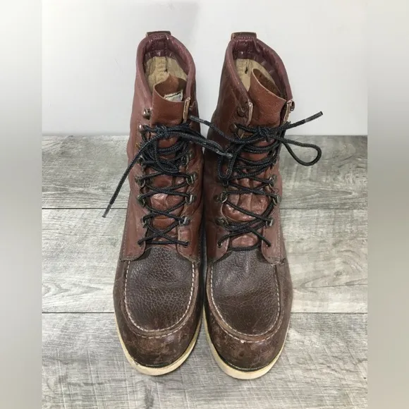Men’s  Cabela’s Work Hunting Soft Moc Toe Boots Leather Gore-Tex Size 8 USA Made