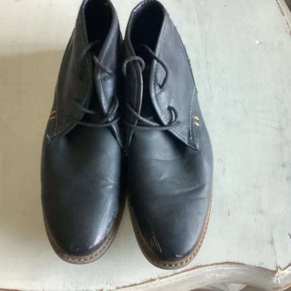 Men’s Chukka Black Boots. Varese-Gobi II, 12W