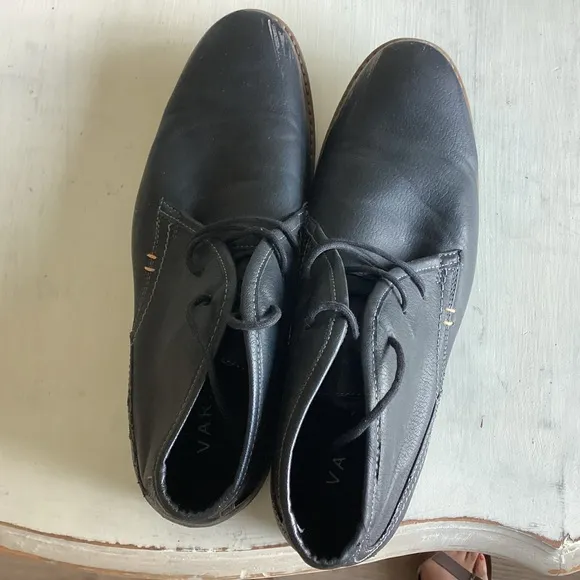 Men’s Chukka Black Boots. Varese-Gobi II, 12W
